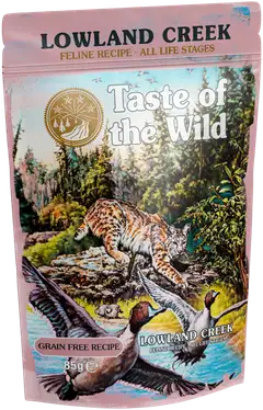 Taste of the wild lowland creek cat chunks in gravy pouch 85g - 1