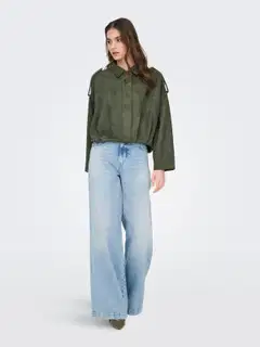 JDY naisten keinomokkatakki Jdynia - Thyme - 4