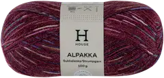 House sukkalanka Alpakka 100g CNE-1520 mauve / pastel colors - 1