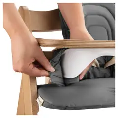 Hauck istuinpehmuste syöttötuoliin Highchair tummanharmaa - 12