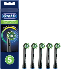 Oral-B Vaihtoharja CrossAction Black Edition CleanMaximiser-tekniikalla 5 kpl - 1