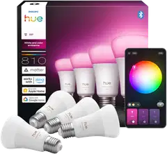 Philips Hue älylamppu A60 E27 WCA 4 kpl - 1