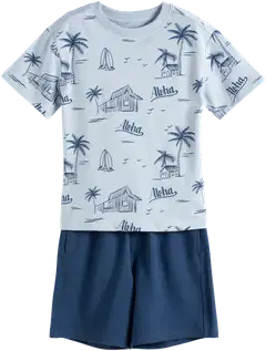 TEX lasten shortsisetti Ranta I276359 - BLUE 8 - 3