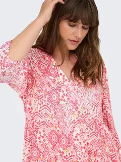 ONLY CARMAKOMA naisten mekko Carmilana - Cloud dancer - 7