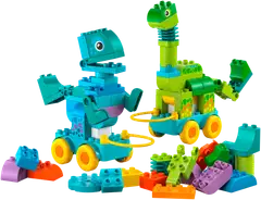 LEGO® DUPLO Town 10451 Dinosauruksia pyörien päällä – 3in1-setti - 4