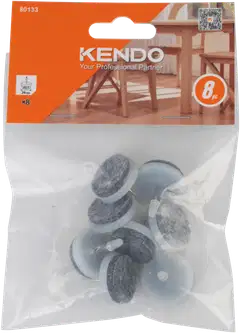 Kendo huopatassu naula 24 mm 8 kpl, valkoinen - 1