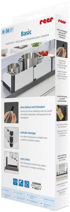 Reer säädettävä liesisuoja 55-61 cm - 2