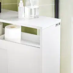 SoBuy säilytyskaappi valkoinen BZR02-W - 5