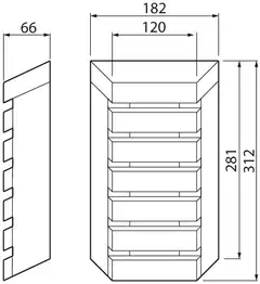 Airam LED-saunavalaisin Saunaled 180TRL 8W 2700K 500LM himmennettävä - 3