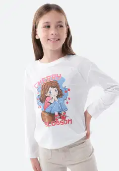 TEX lasten t-paita I276636 - Off white - 1