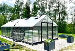 Ecoslider kasvihuone Lux DD 4.0 X 9.7 - 1