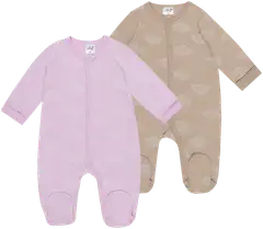 Ciraf vauvojen pyjama Hattara 250B260193 2-pack - pink clouds - 1