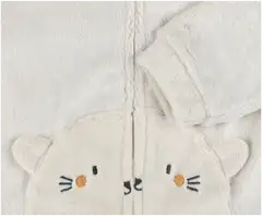 TEX BABY vauvojen fleece-setti Kissa - BEIGE CHINE LIGHT - 3