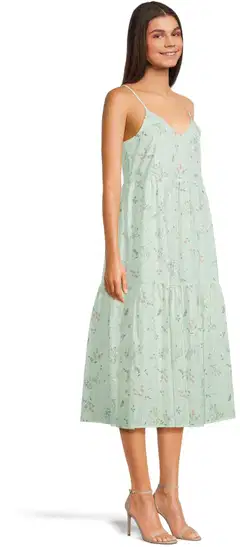 WKLY. naisten pitkä mekko 218W160449 - Green - 4