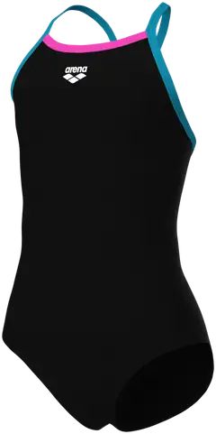 arena lasten uimapuku Light Drop Solid - Black-Eyeblush-Shocking Pink - 6