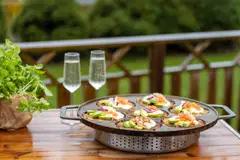 Muurikka monitoimipannu 41,5 cm emaloitu - 4