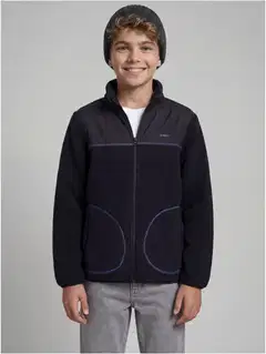 JJ REBEL JUNIOR lasten teddytakki - Black - 3