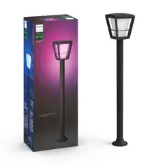 Philips Hue Econic -pylväsvalaisin ulkokäyttöön 15W 2000-6500K 1140LM säädettävä musta - 2