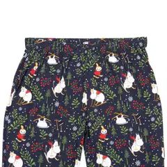 Muumi naisten pyjama Hiihtoretki 593716 - tummansininen - 4
