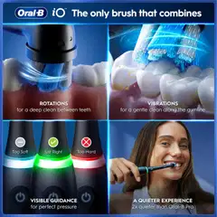Oral-B iO5 Matt Black sähköhammasharja+matkakotelo+hammasharjateline - 11