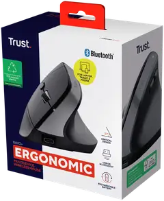 Trust Bayo+ ergonominen langaton hiiri musta - 7