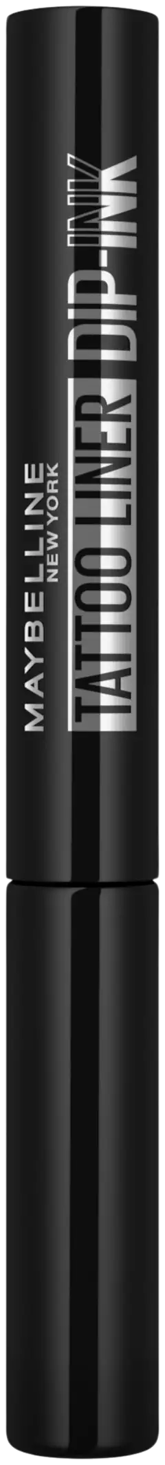 Maybelline New York Tattoo Liner Dip Ink 100 Black Track nestemäinen silmänrajausväri 3,5 ml - 2