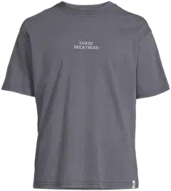 WKLY. miesten t-paita acid wash 195W482501 - d.grey washed - 2