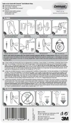 Command™ pienet designkoukut, 17082 - 6