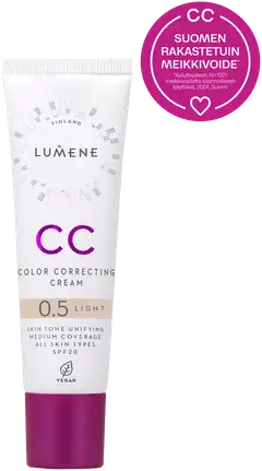 Lumene CC Color Correcting Meikkivoide SK20 0.5 Light 30 ml - 1