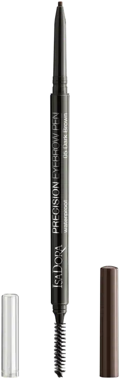 IsaDora Precision Eyebrow Pen Waterproof kulmakynä 0,09g - Dark brown - 1