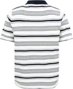 House miesten lyhythihainen neulepaita 195H152606 - Blue-grey-white striped - 2