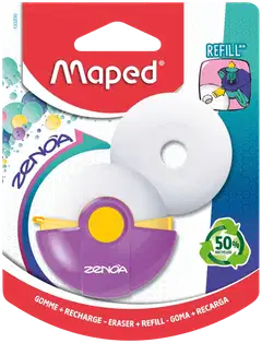 Maped pyyhekumi Zenoa+täyttö värilajitelma korttipakkaus - 3