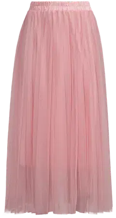 House naisten juhlahame mesh 221H261734 - pink dolphin - 2