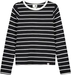 WKLY. naisten ribbipusero 213W000100 - black/off white - 1