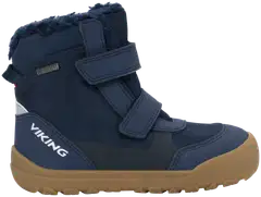 Viking lasten GTX talvikengät Spruce Barefoot - Navy - 1