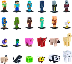 Minecraft 3D 6 cm hahmo 1 kpl pakkaus - 1