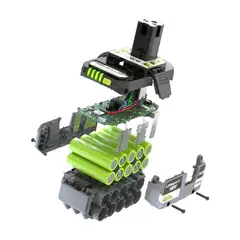 Ryobi 18V akkupaketti 2x 5,0 Ah ONE+ RB1850X2F12 - 2