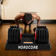Nordcore 2x säädettävä käsipaino core, 50kg - 10