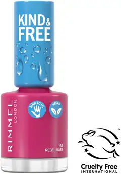 Rimmel Kind & Free Clean Nail Polish kynsilakka 8 ml - Rebel Rose - 9