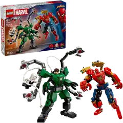 LEGO® Super Heroes Marvel 76338 Robottien taistelu: Spider-Man vastaan Tohtori Mustekala - 1
