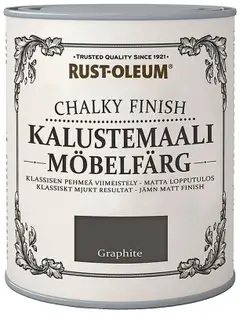 Rust-Oleum kalustemaali Chalky Finish 750 ml graphite - 1