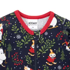 Muumi vauvojen pyjama Hiihtoretki 593703 - tummansininen - 3