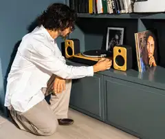House of Marley Levysoitin & kaiutin paketti Stir It Up Wireless 2 Stereo, musta/puu - 7