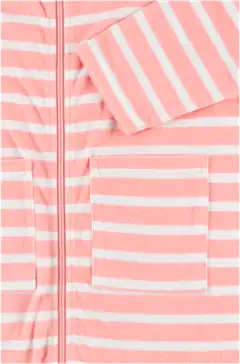 House lasten frotee-kylpytakki 232H042510 - PINK/WHITE STRIPE - 2