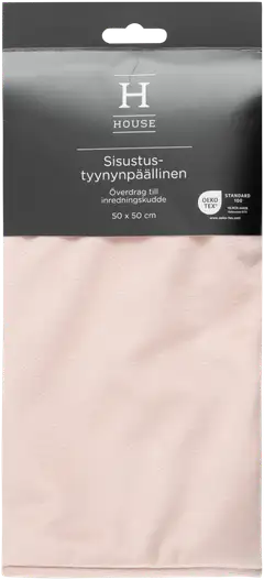 House sisustustyynynpäällinen Velvet 50x50 cm vaaleanpunainen - 2