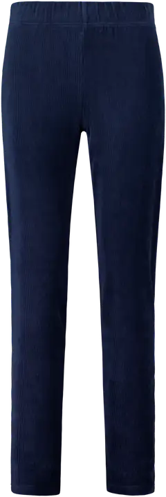 House naisten samettiset ribbileggingsit Velour leg - NAVYBLAZER - 1