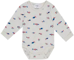 Ciraf vauvojen body Meriseikkailu 250B260440 2-pack - 11-0103tcx egret - 3