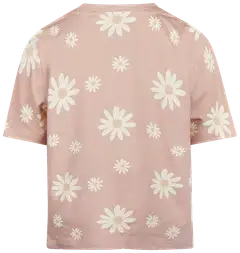 Kokonoko lasten kukallinen t-paita N58902-37 - Smokey Pink - 2