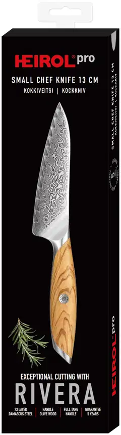 Heirol Pieni kokkiveitsi 13 cm Rivera - 2