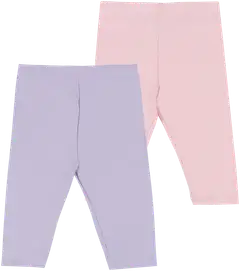 Ciraf vauvojen leggingsit 250B252919 2-pack - Pink-a-Boo & Thistle - 1